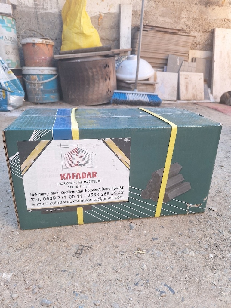 sıfır ürün 10 kg delikli mangal kömürü - 6