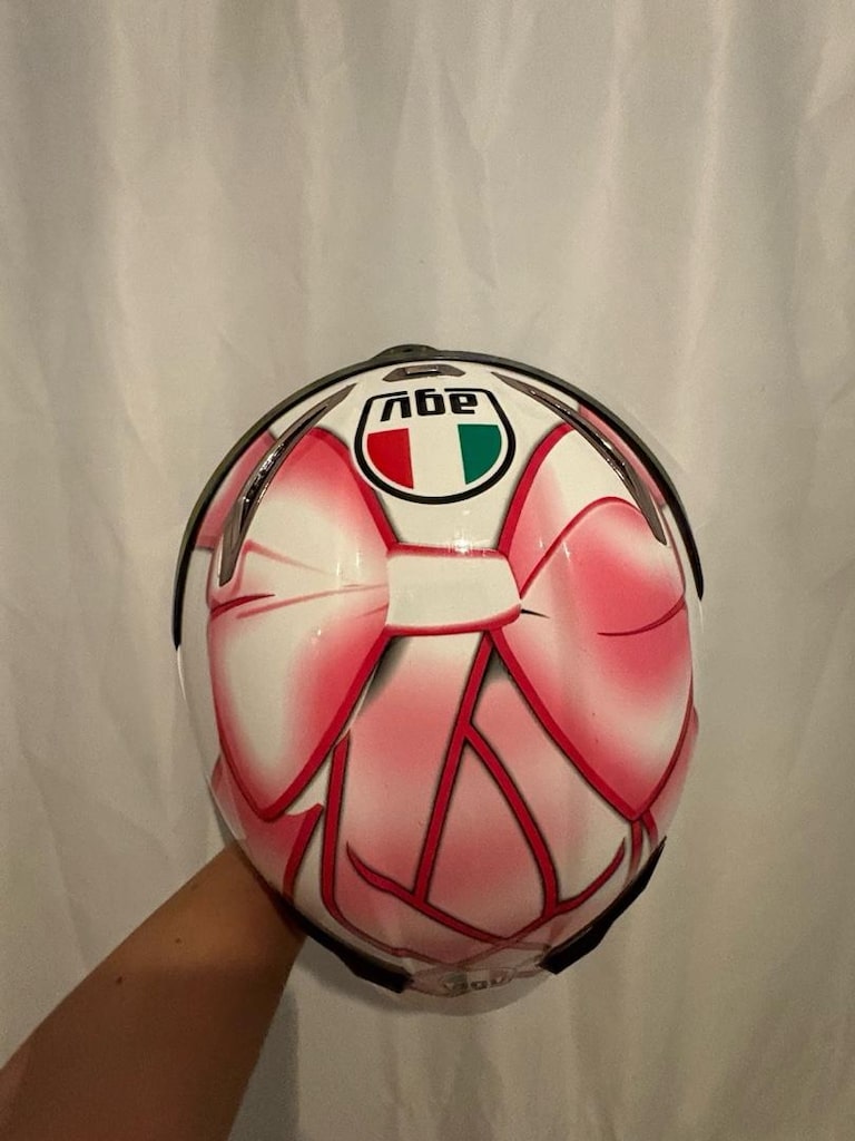 agv pembe kask - 5