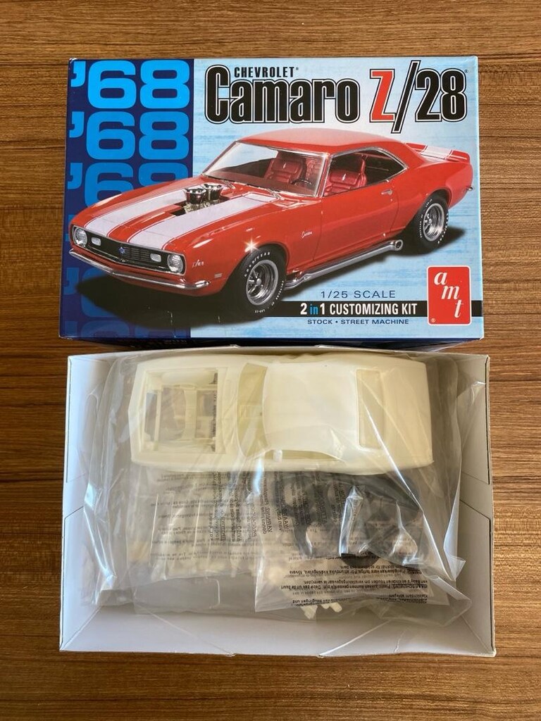 AMT 1968 Chevrolet Camaro Z/28 Plastik Maket Kiti - 2