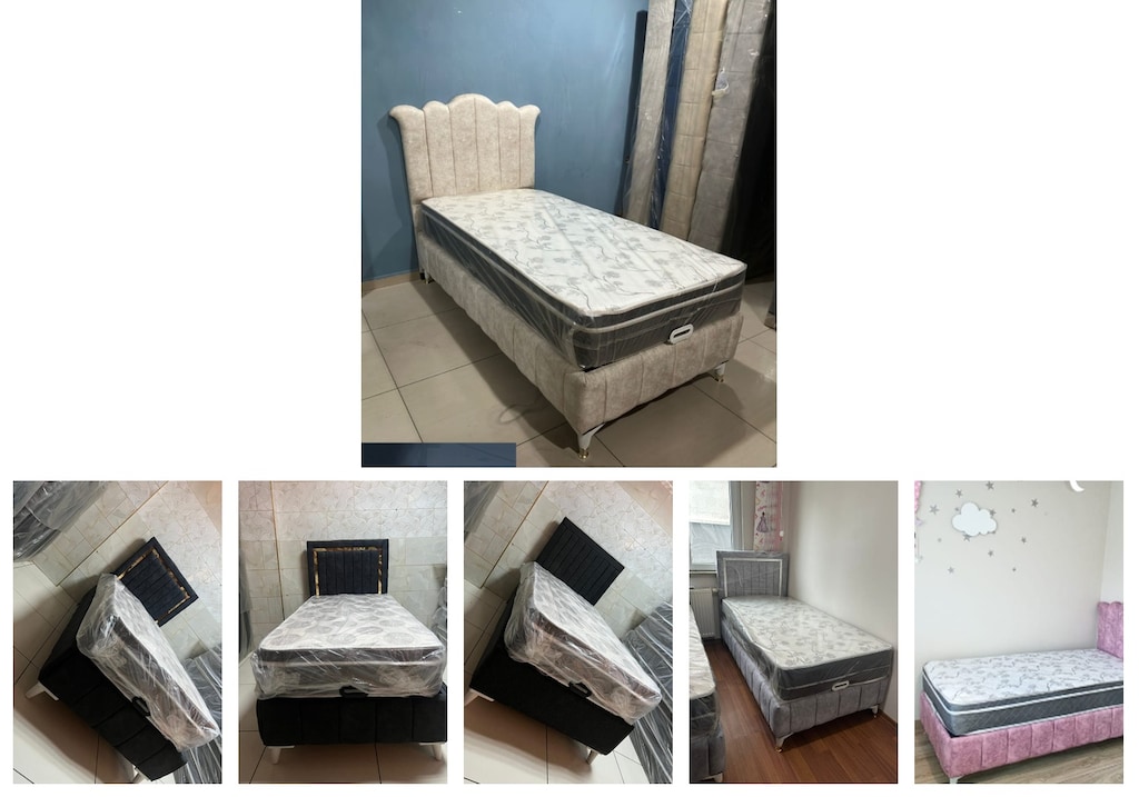 tek kişilik baza başlık yatak uxdpqexdzt - 6