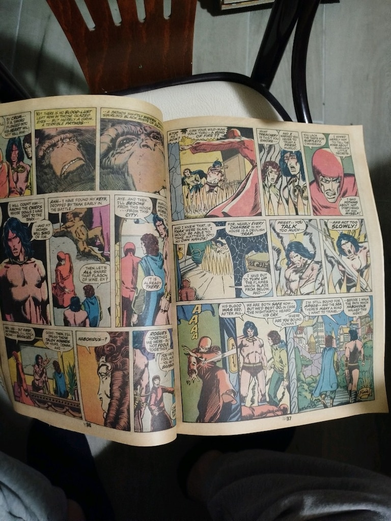 CONAN THE BARBARIAN Marvel Treasury Edition #4, İNGİLİZCE - 5