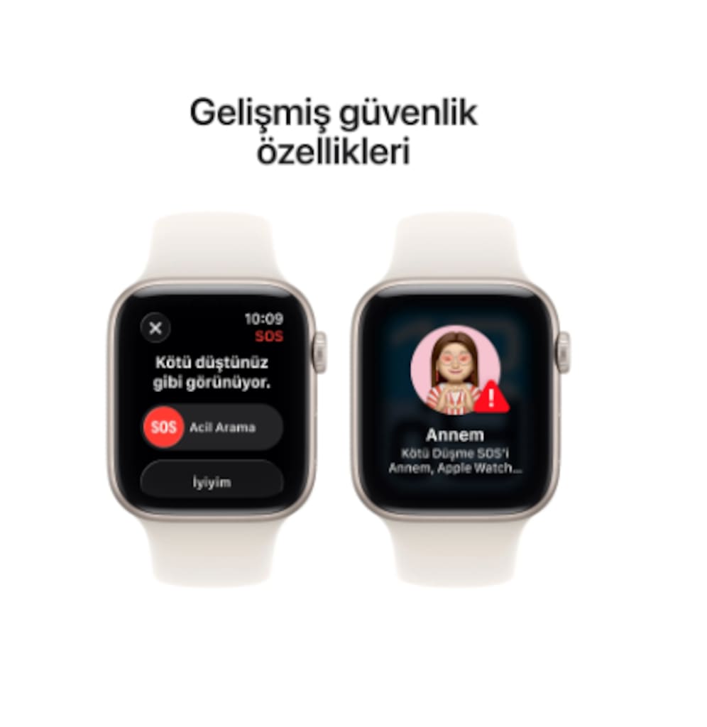 Apple Watch SE 3 GPS 40mm Alüminyum Kasa ve Spor Kordon Akıllı Saat - 6