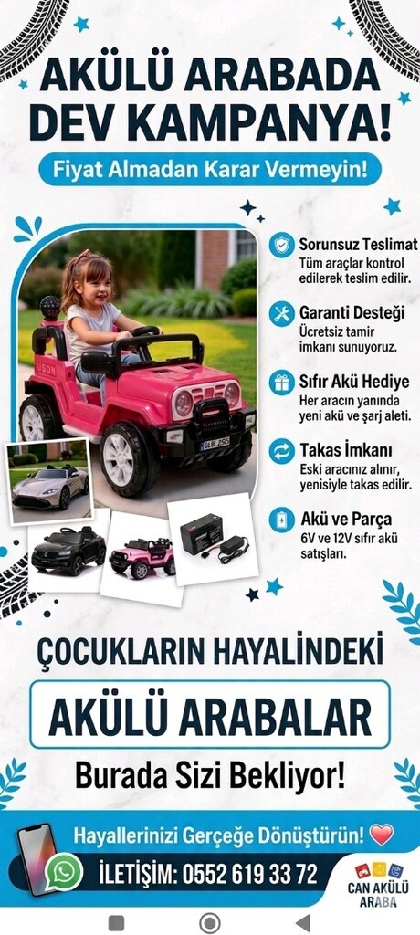 SİFİR VE 2.EL AKÜLÜ ARABA KAMPANYA BİZDEN - 3