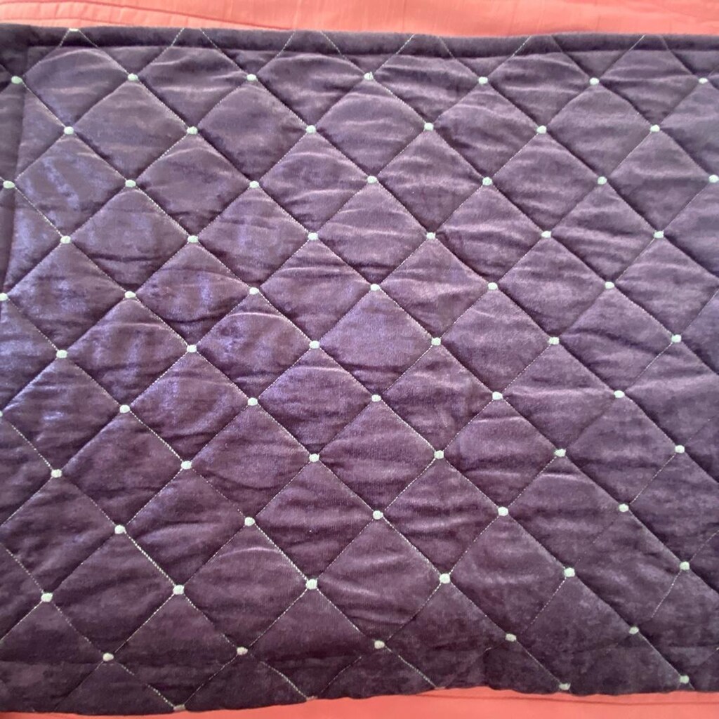 2li Mor Kapitone Kadife Yastık Kılıfı 76x56 cm - 4