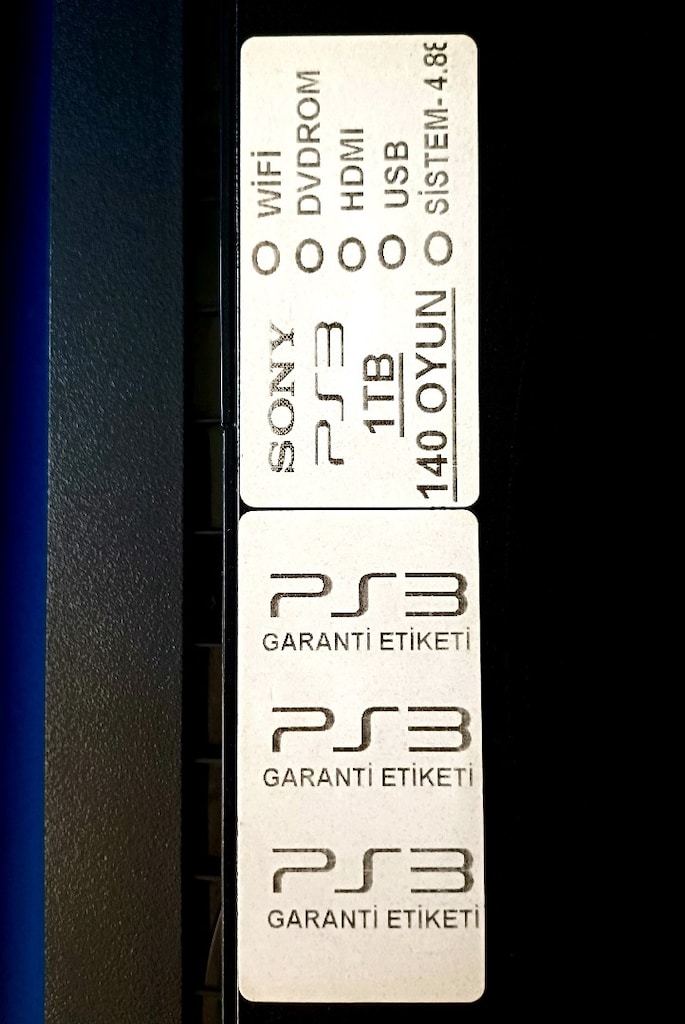 PS-3 SÜPER SLIM 1 TB HAFIZA 96 TANE OYUN VAR İÇİNDE TEMİZ KULLANILMIŞ - 2
