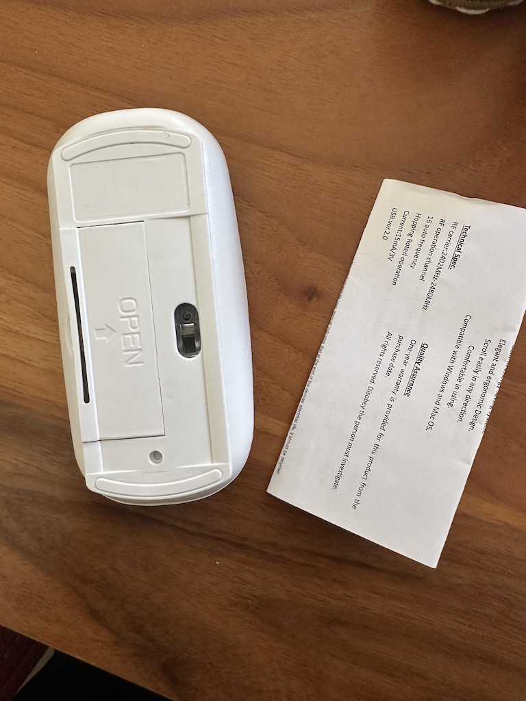 Kablosuz Mouse 2.4 GHz Optik - Kilavuzlu, Az Kullanilmis - 2