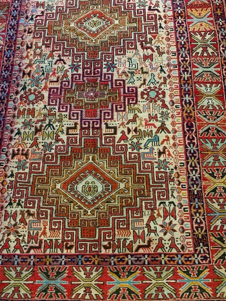 iran el dokuma ipekli sumak kilim - 6