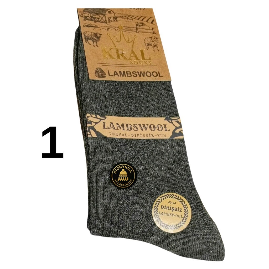Toptan Çorap Lambswool Kışlık Premium Çorap - 6