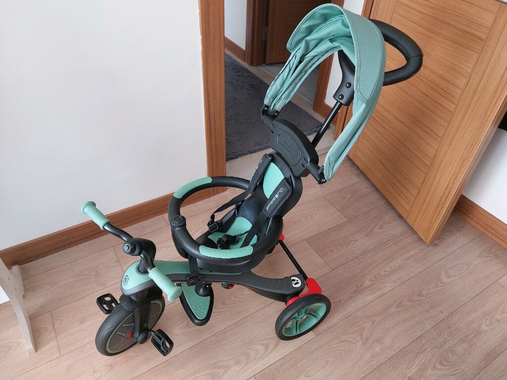 Globber Explorer 4in1 Trike Bisiklet Zeytin Yeşili Erkek Çocuk - 3