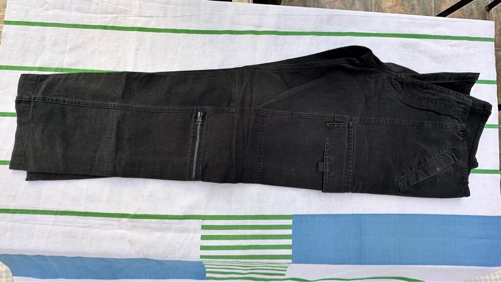 Wintage Canvas/koton kargo siyah pantolon kadın (38/40 beden) - 2