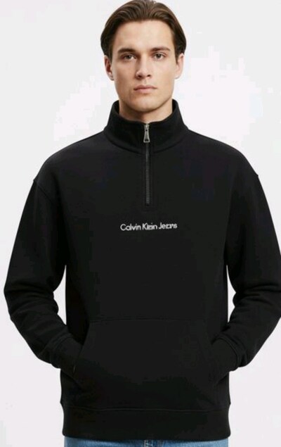 #calvin Klein yarım fermuarlı sweatshirt