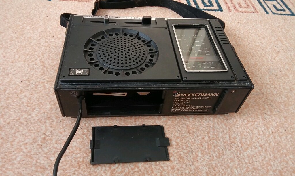 Neckermann marka vintage radyo - 5
