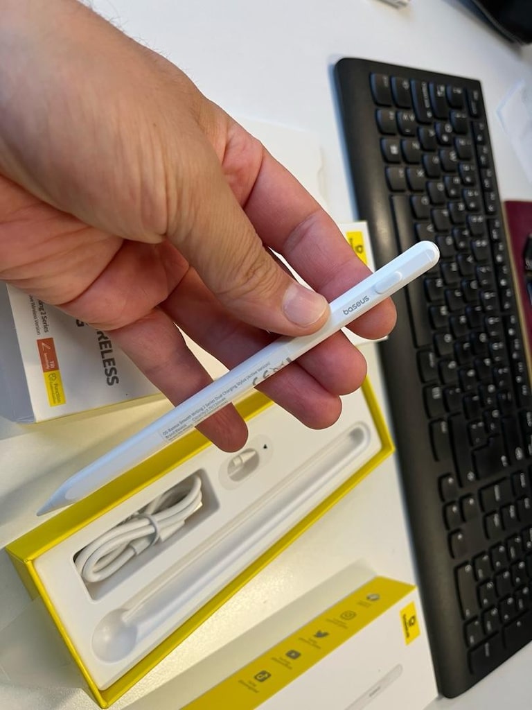 ipad kalemi baseus apple pencil aciklamaya bakiniz