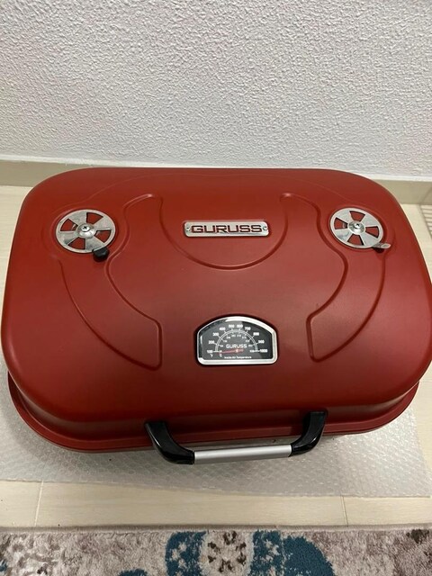 GURUSS Go & Grill Full Set, 2 Tel Izgara + 2 Döküm Izgara + Baca + Çan