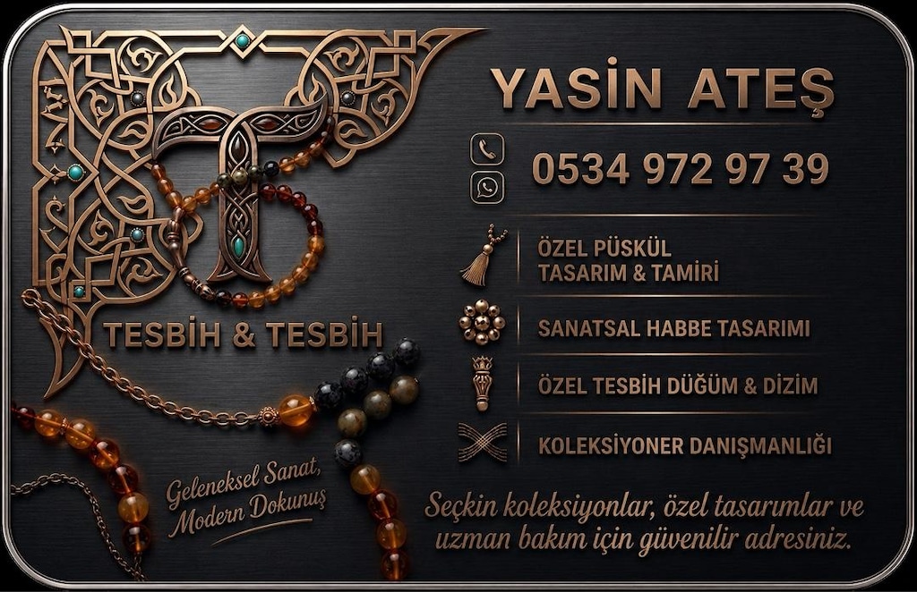 Sıkma Kehribar Tesbih - 6