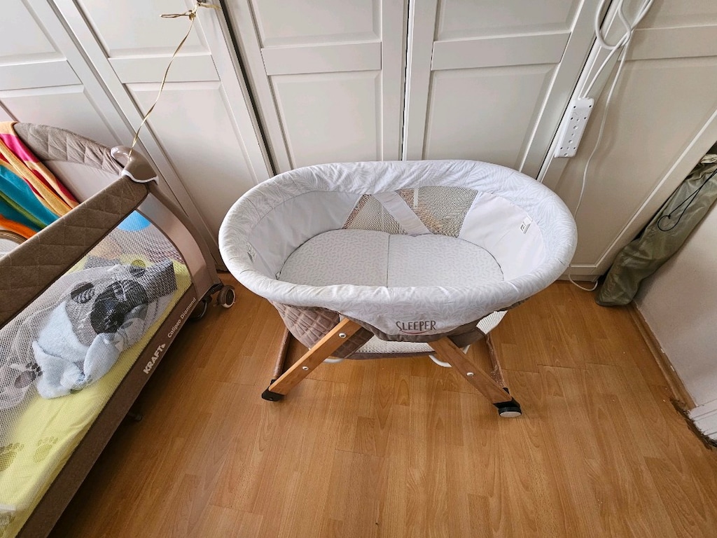 Kiwi Sleeper Reflü Ayarlı Park Yatak Tekerlekli Katlanır Ahşap Beşik - 4