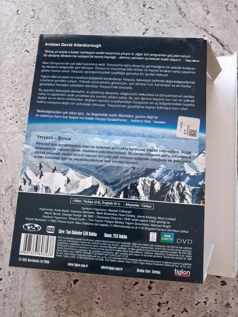 Dünya belgeseli detaylı olarak 5 dvd set. - 2
