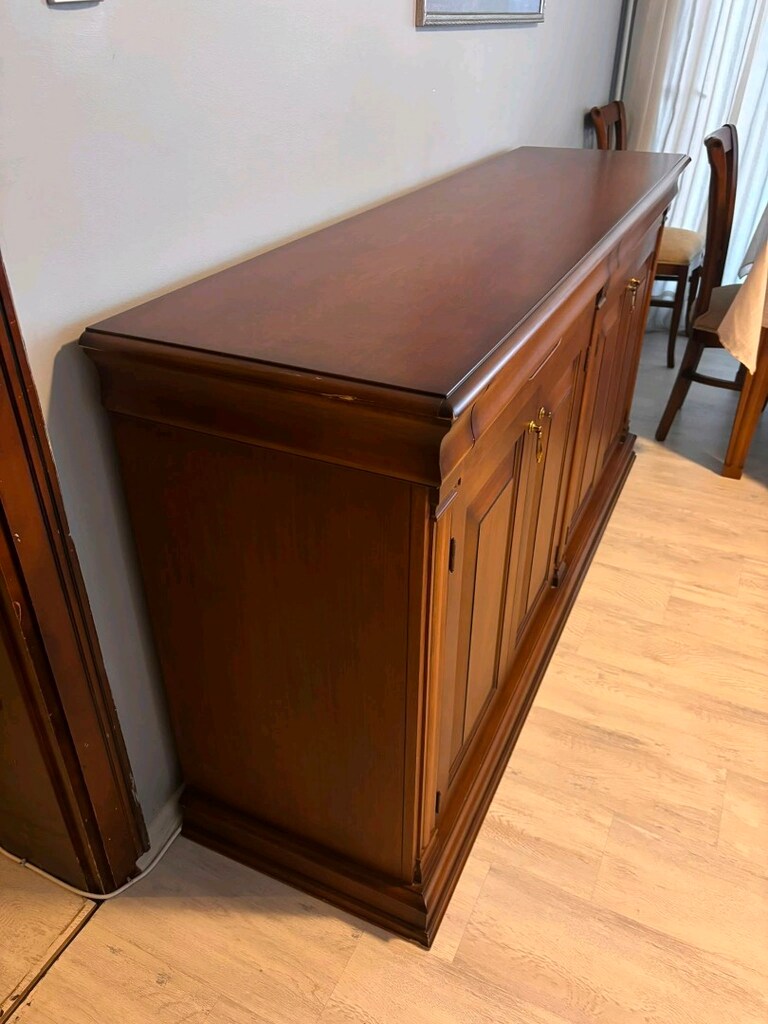 yemek masası 2 sandalye konsol dolap - 7
