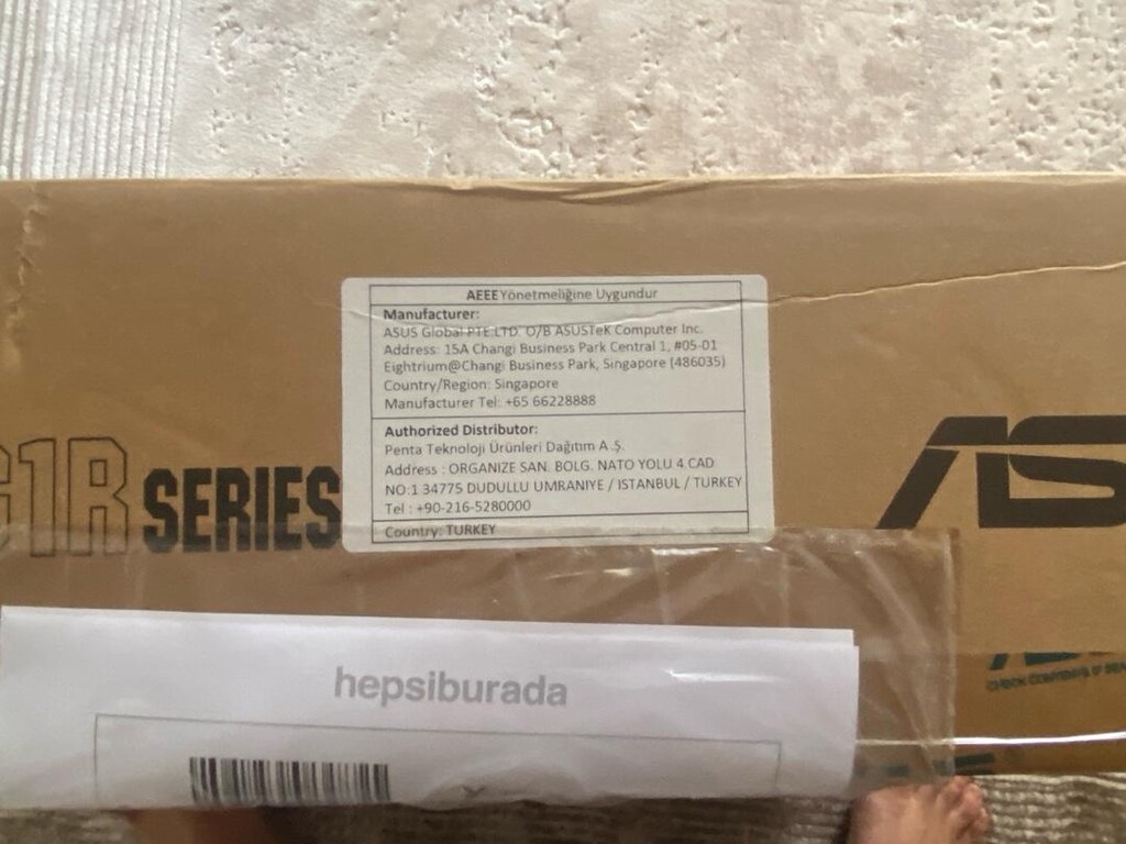 Asus TUF Gaming VG249Q1R 23.8" 165Hz 1ms (HDMI+Display) FreeSync Full - 2