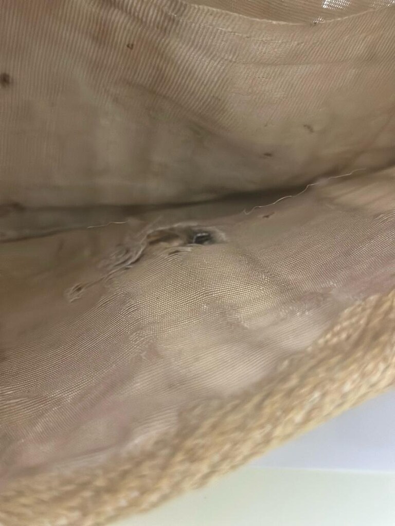 Vintege hasır el yapımı çanta 41 cm 19 cm - 6