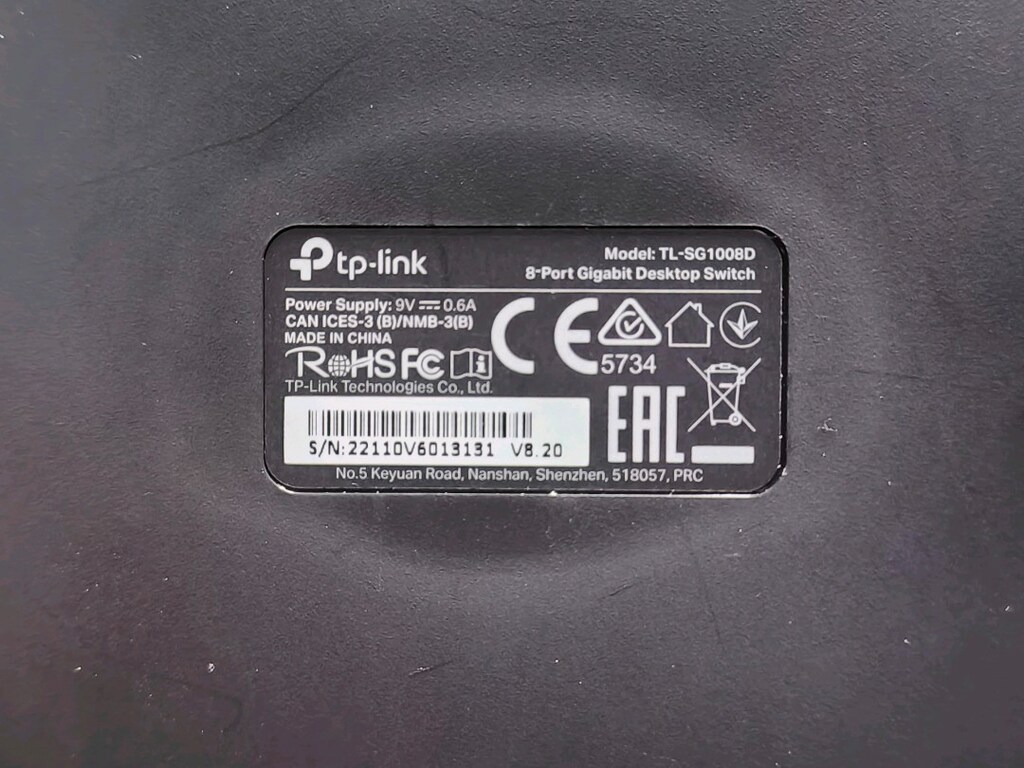 Tp link 8 port gigabit 2.el - 2