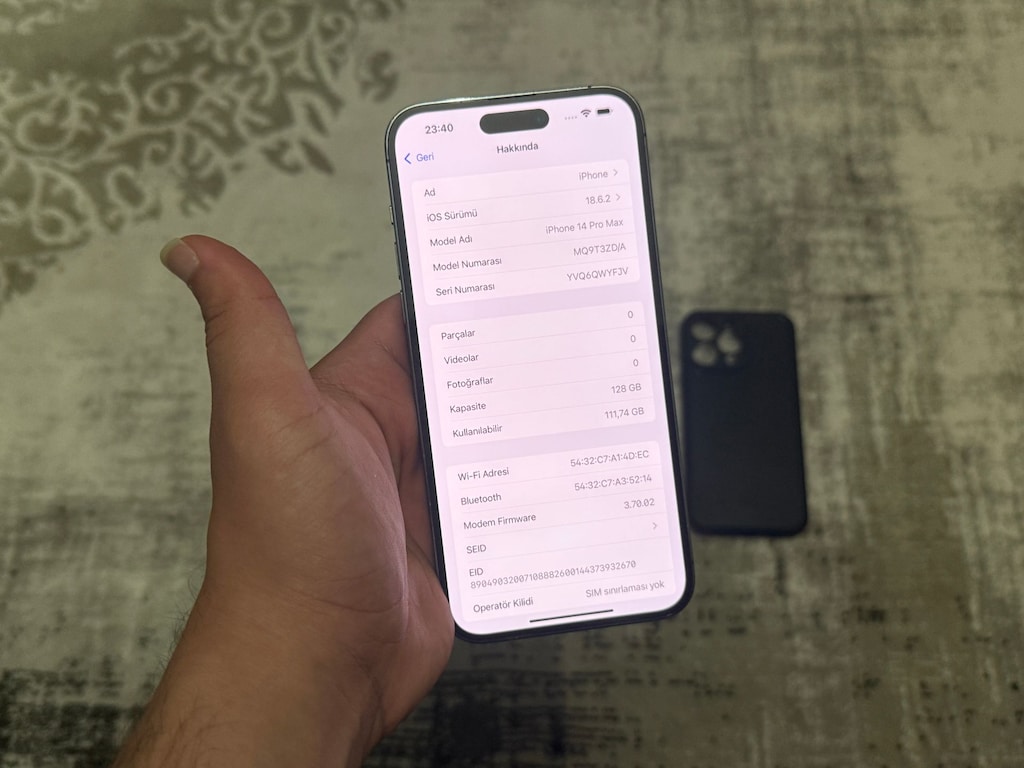 Tamirsiz Sorunsuz iPhone 14 Pro Max YD Cihazı 0 60 Pil 80 - 3