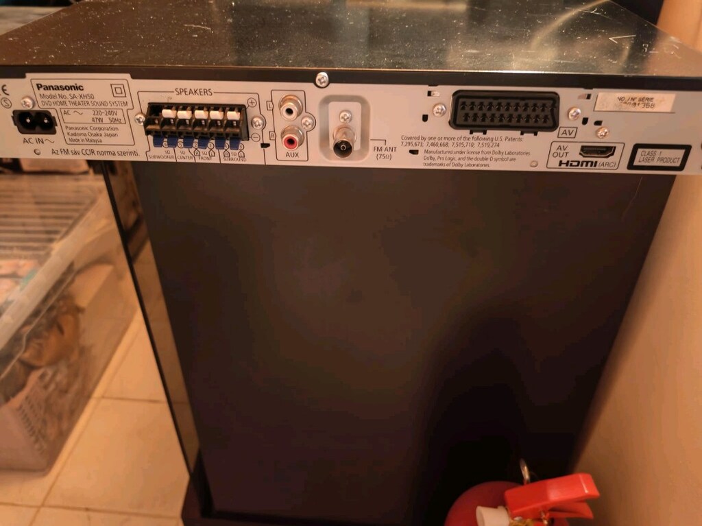 Panasonic 5.1 hoparlör ve theater sistemi - 6