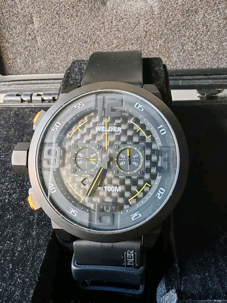 SAAT&SAAT ORJİNAL WELDER K31 WR10000 ÇELİK KASA KOL SAATİ SAFİR CAMLI - 2