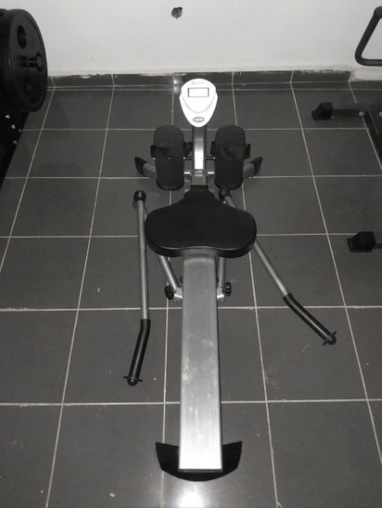 Power Rack + Plaka ve Bar + Bench Sehpa + Rowing + Leg Press - 6