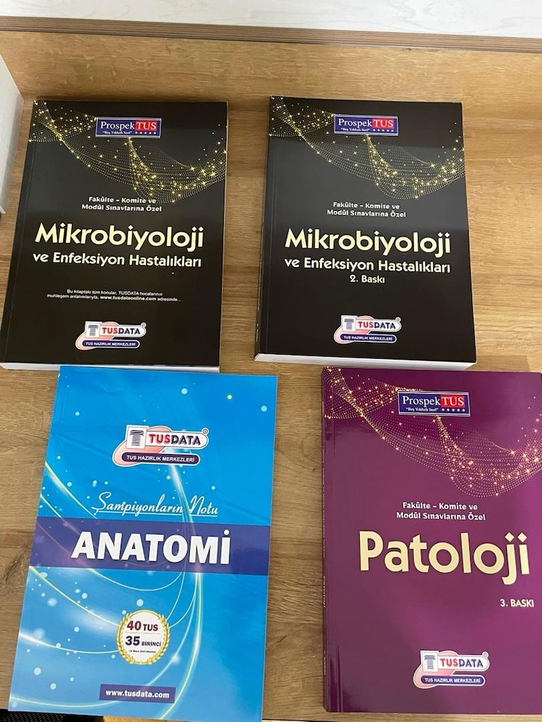 Eksiksiz hiç kullanılmamış TUS hazırlık seti - 6