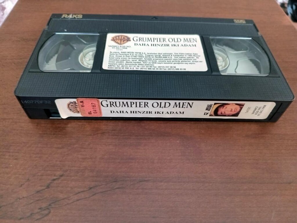 Grumpier Old Men (1995) VHS Kaset - 4