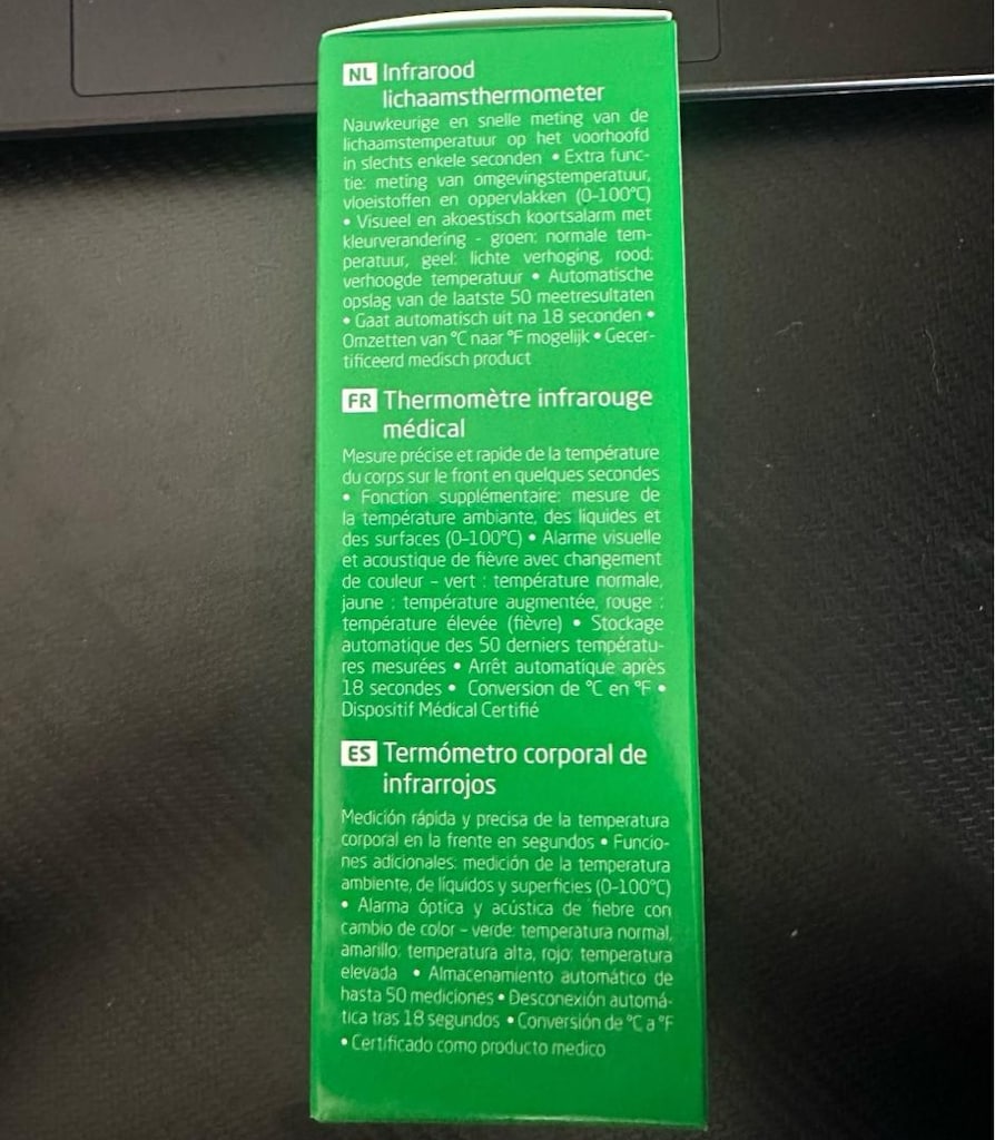medisana infrared termometre - 4