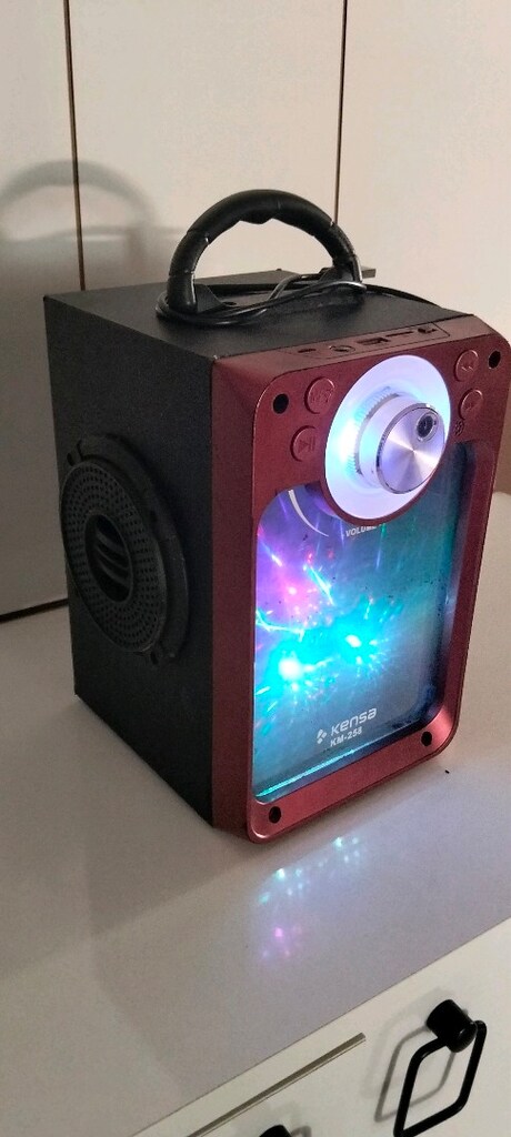 Şarjlı Bluetooth Radyolu USB bellek ses bombası - 2