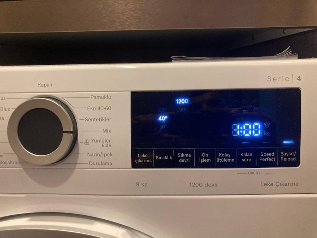 BOSCH 9kg 1 YIL GANANTİLİ Çamaşır Makinası - 2
