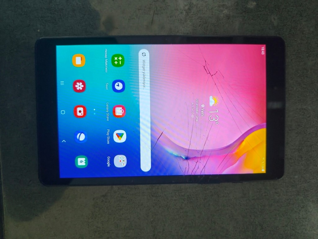 Samsung t290 8inc 32 GB tablet dokunmatik kırık - 2