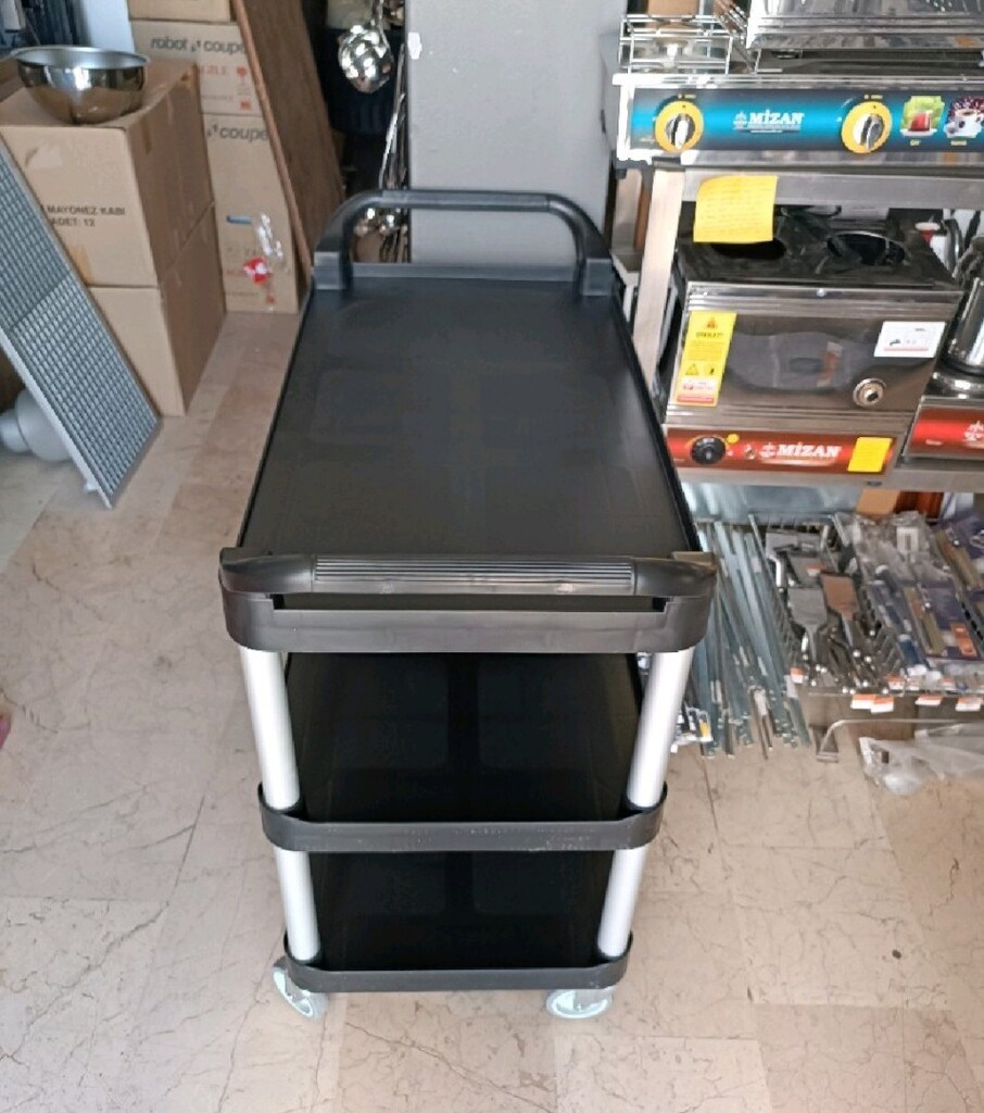 Servis Arabası Plastik Servis Arabası 3 Katlı FATURALI - 2