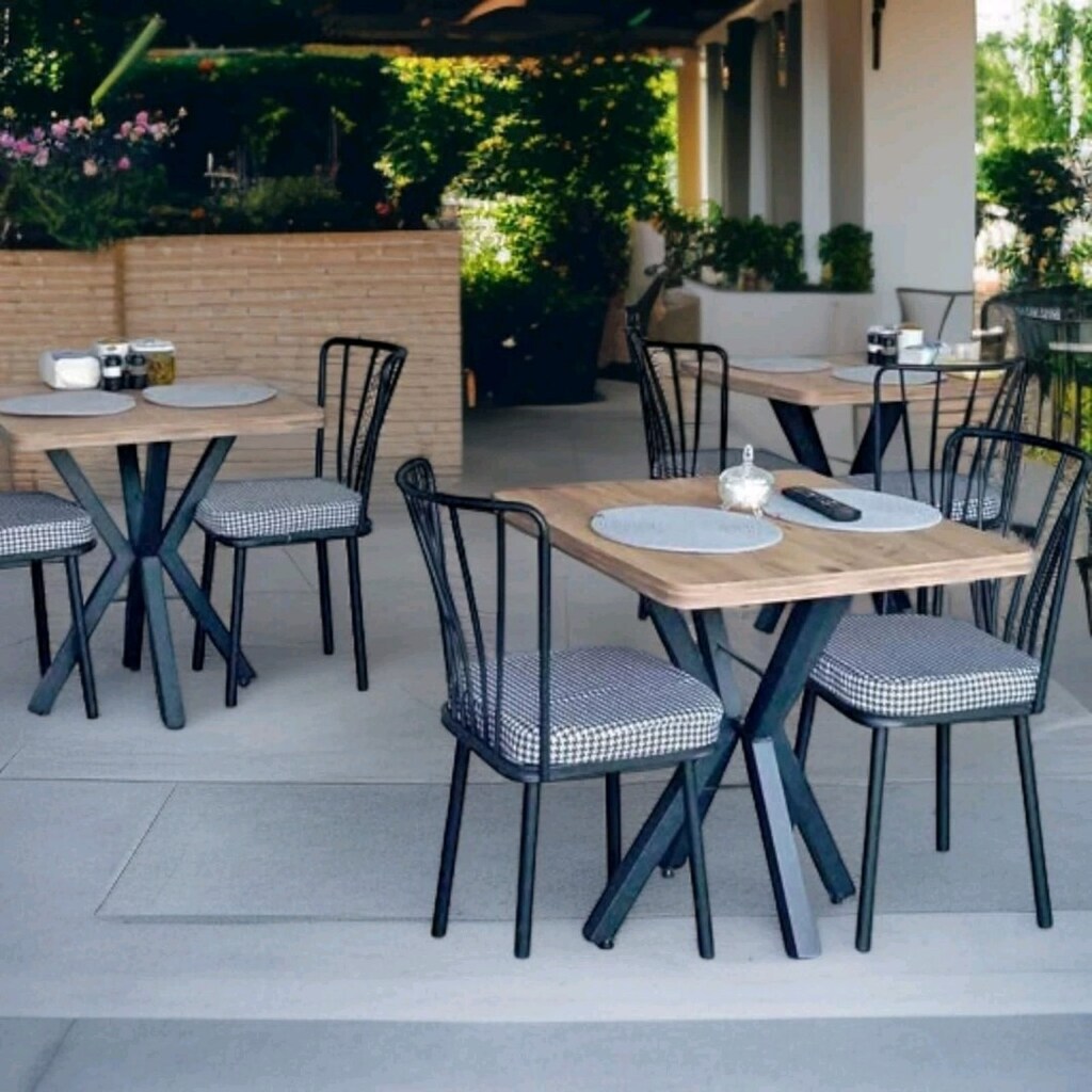 iki kişilik masa, kafe masası, mutfak masası - 7