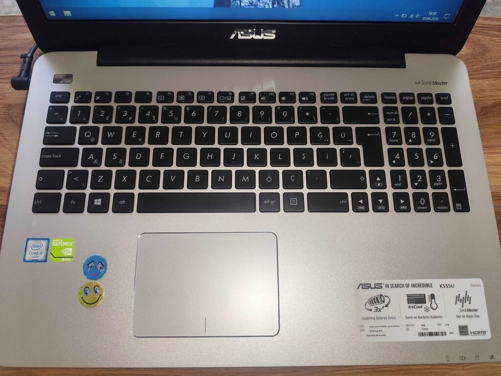 ASUS K555UB CORE İ5 6200U 2.3GHZ NOTEBOOK - 11