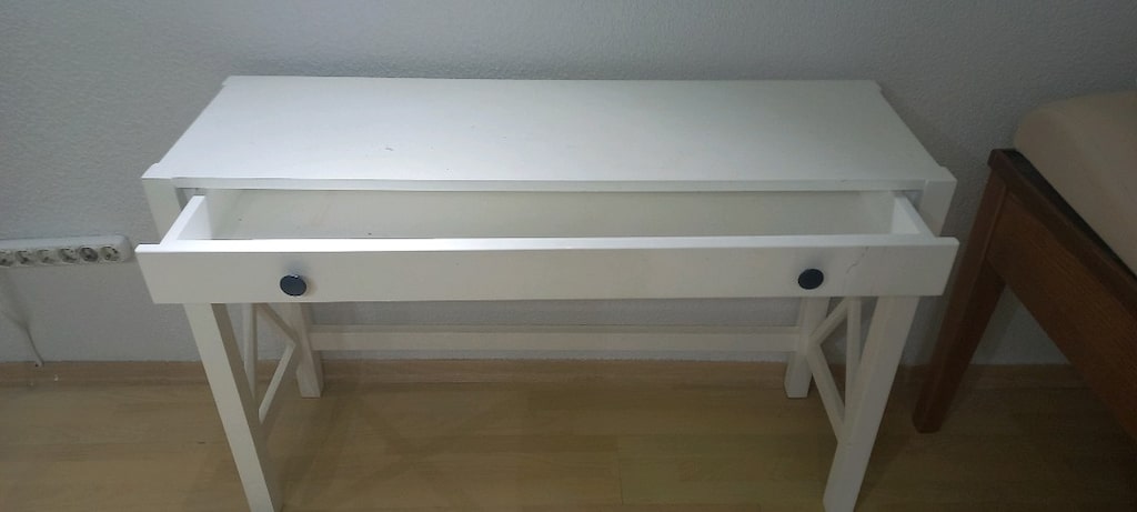 Beyaz MDF Dresuar / Çalışma Masası – Çekmeceli - 2