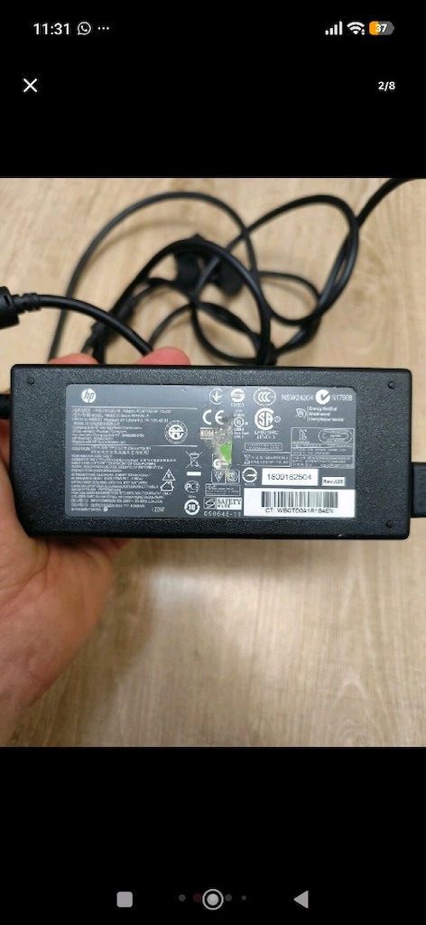 HP laptop adaptörü şarj cihazı - 2