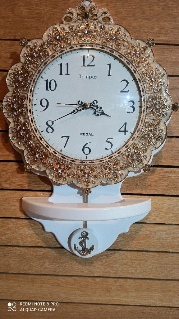 regal ahşap duvar saat - 2