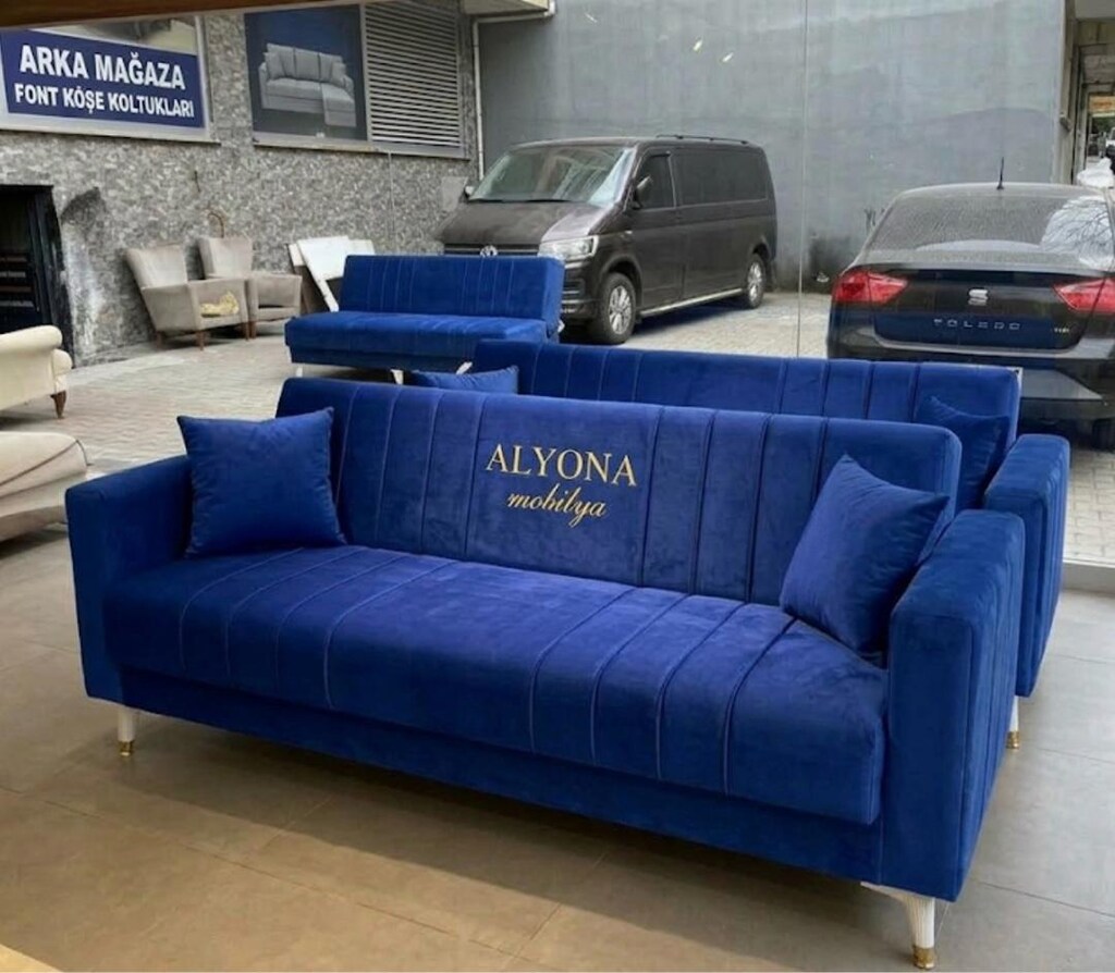 ALYONA MOBİLYA DAN YATAKLI BAZALI ÇEKYATLAR KAPIDA ÖDEME İSTANBUL TSLM - 2
