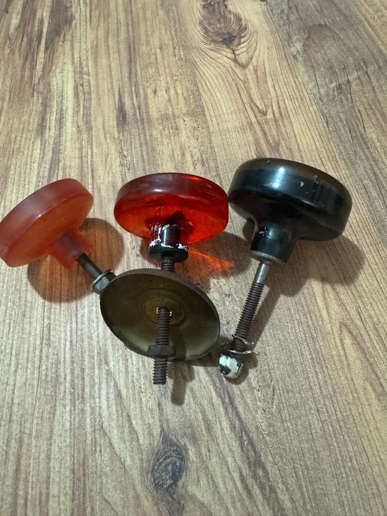 Vintage / Retro Bakalit Kapı kulpları - 4