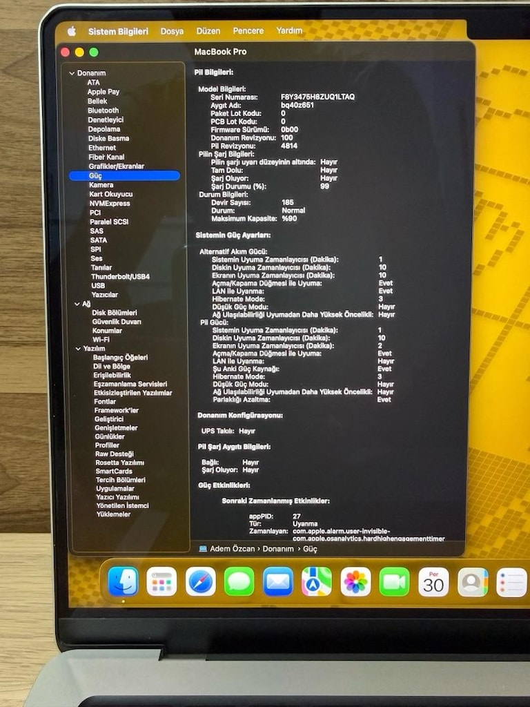 MacBook Pro / M3 / 14 inç / 16 GB Ram / 512 GB Ssd - 3