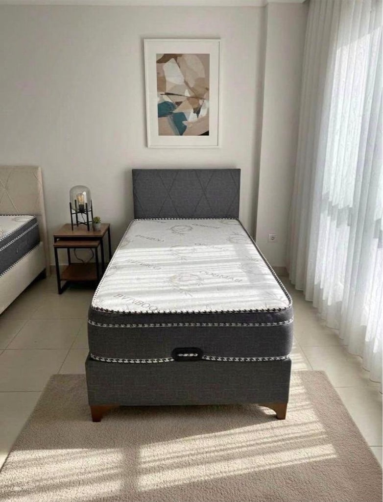 Uygun Fiyatlı Tek Kişilik MDF Baza Seti - 5