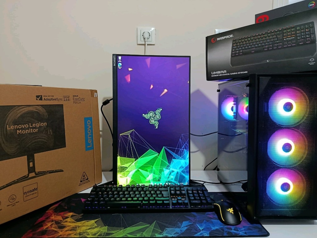 RYZEN 7 5700/4060Tİ/16/500/240 HZ MONİTÖR HER ŞEY DAHİL GAMİNG SET - 10