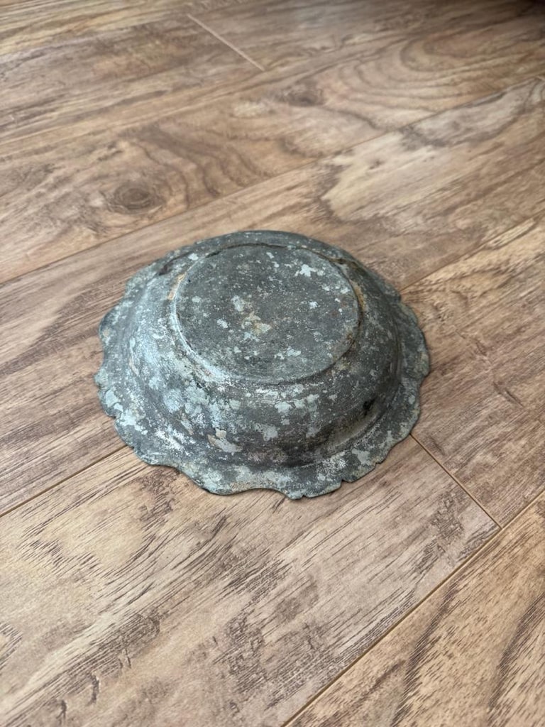 Eski Bakır Kase – El Dövmesi Dekoratif Vintage Bakır Tas - 3