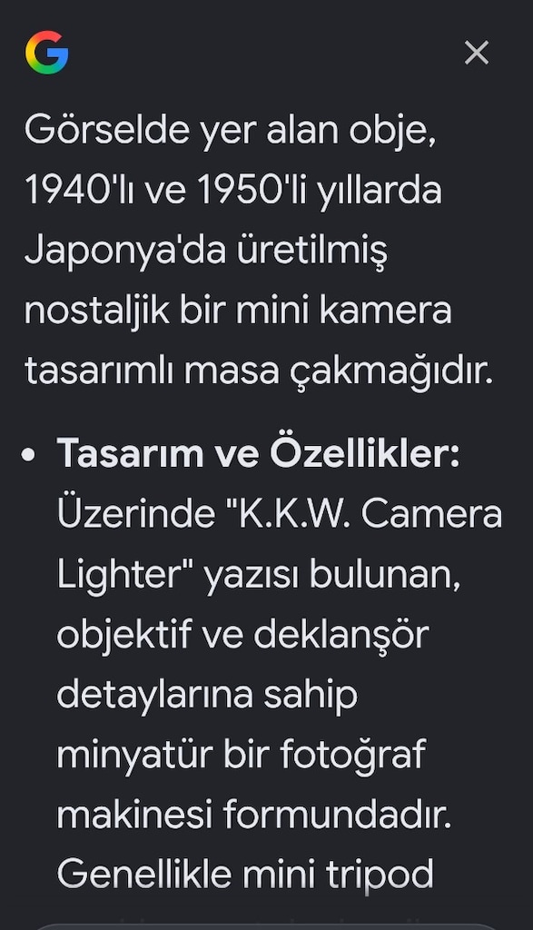 Antika Koleksiyonluk Gazlı Çakmak menşei Japonya. - 4