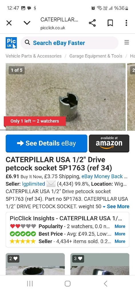 5P1763 USA soket valf 3 anahtar CAT - 5