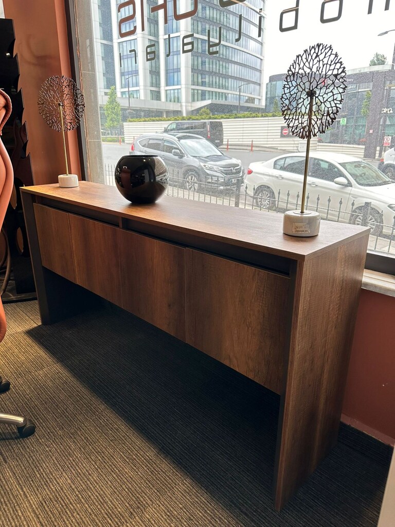 KLAS OFİS ÜSKÜDAR 180X80 BAROK SİYAH MÜDÜR TAKIMI SIFIR - 5